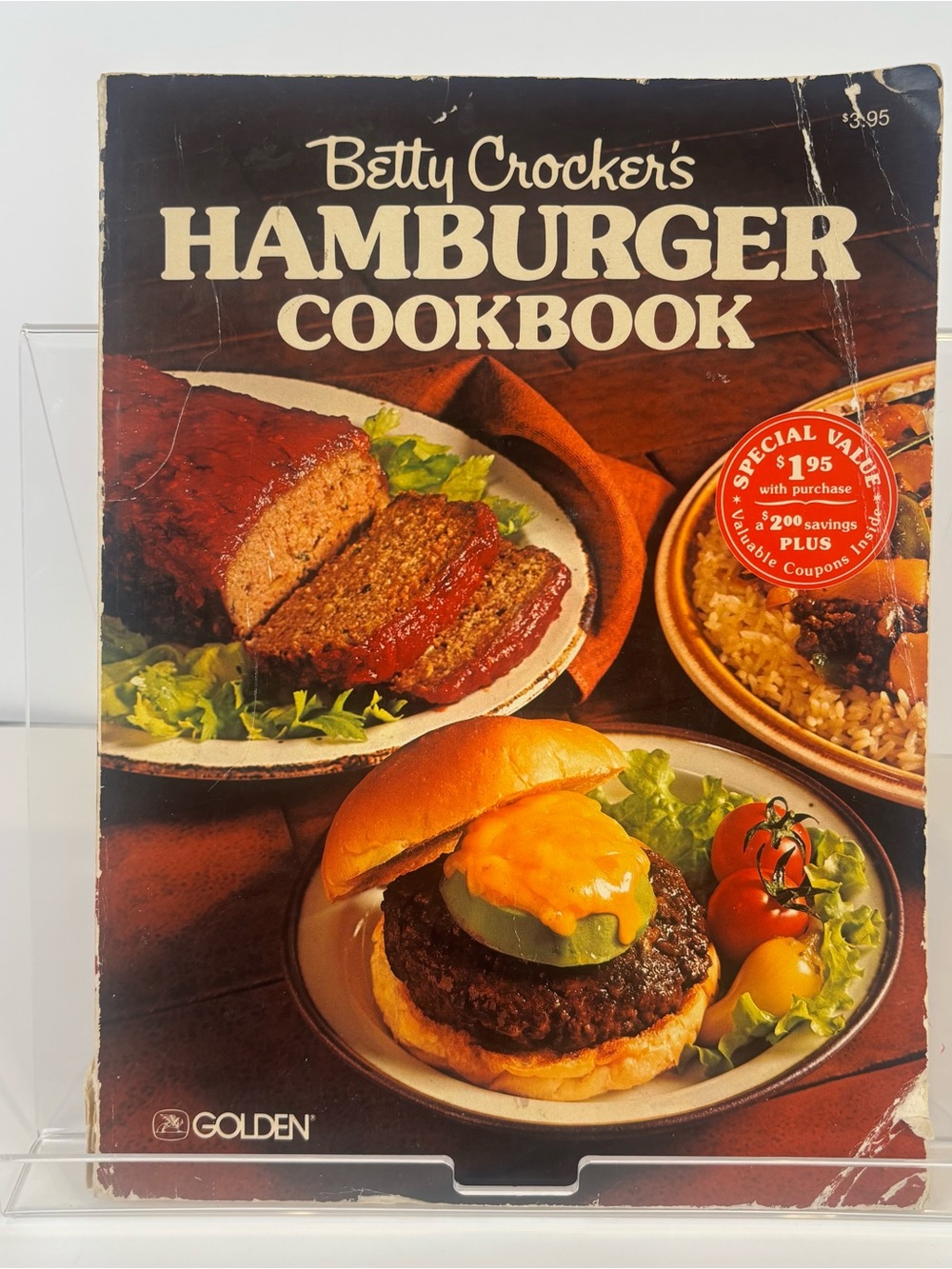 Vintage 1978 Betty Crocker's Hamburger Cookbook Paperback Retro
